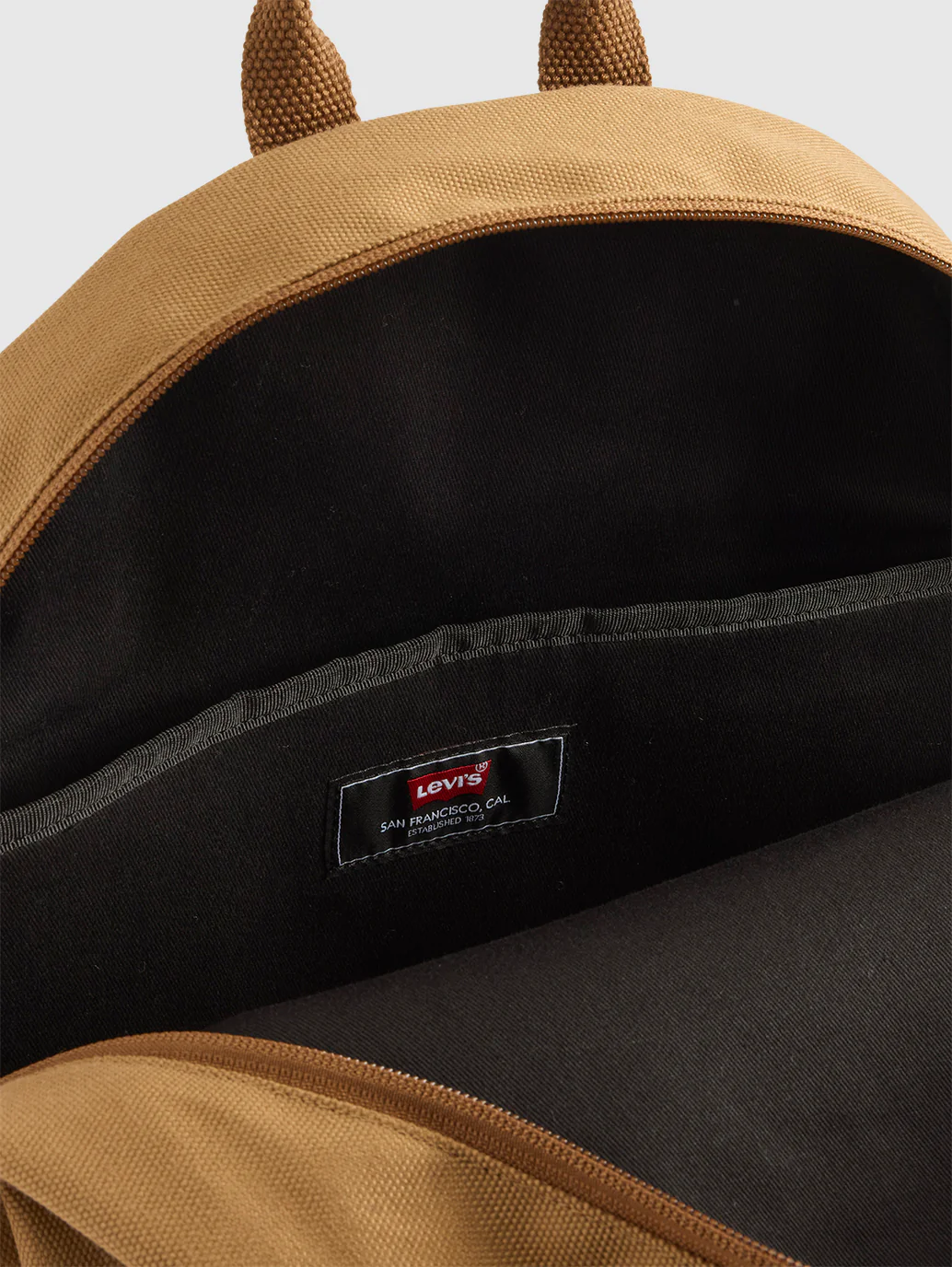 Unisex Brown Solid Backpack - Image 4