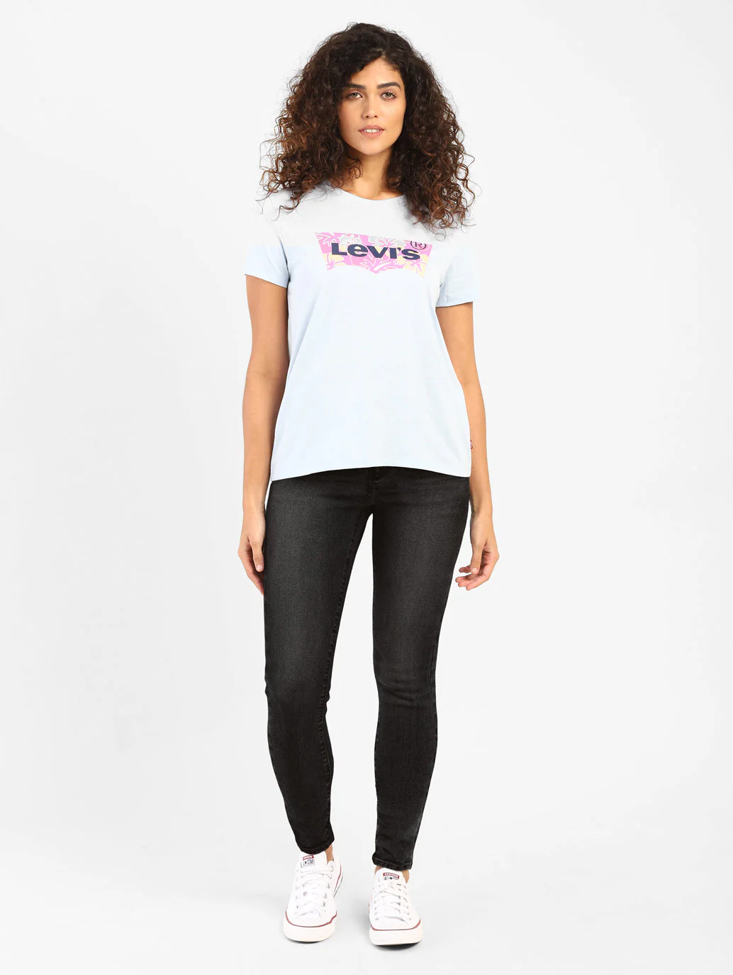 Women's 710 Black Skinny Fit Mid Rise Jeans - Image 18