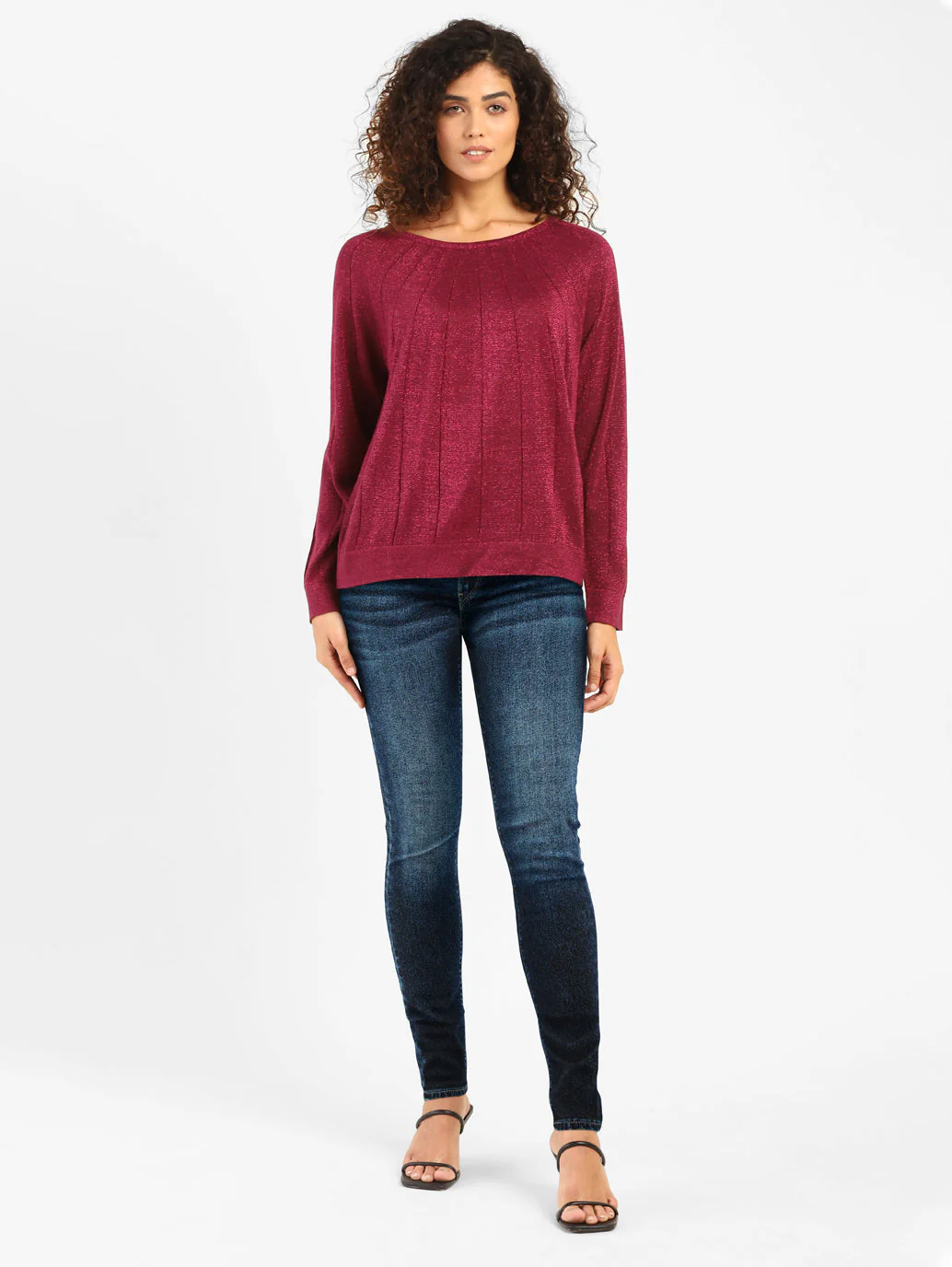 Women's 710 Blue Skinny Fit Mid Rise Jeans - Image 4