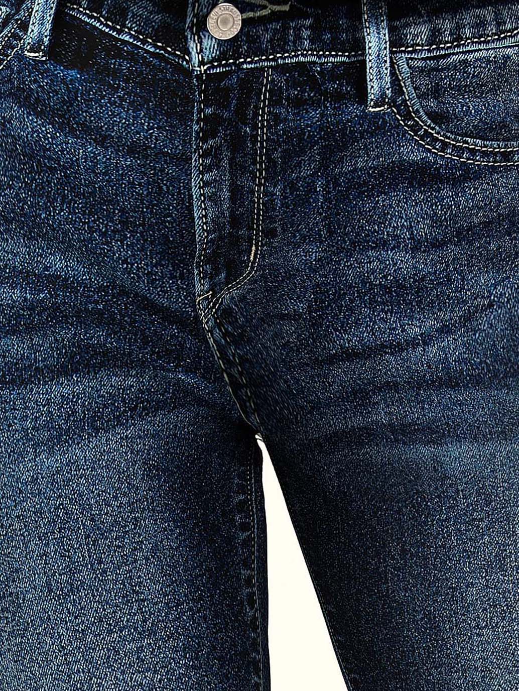 Women's 710 Blue Skinny Fit Mid Rise Jeans - Image 6