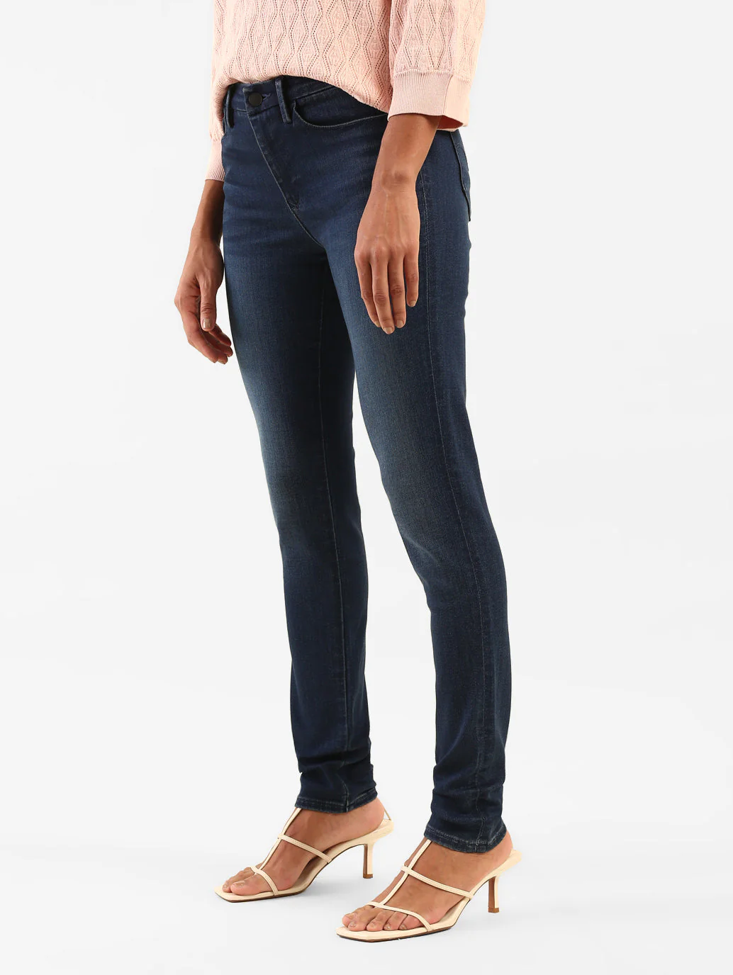 Women's 711 Blue Skinny Fit High Rise Jeans - Image 3