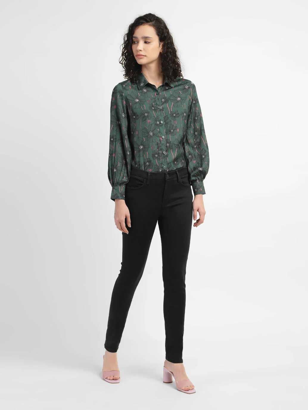 Women's 711 Indigo Skinny Fit Mid Rise Jeans