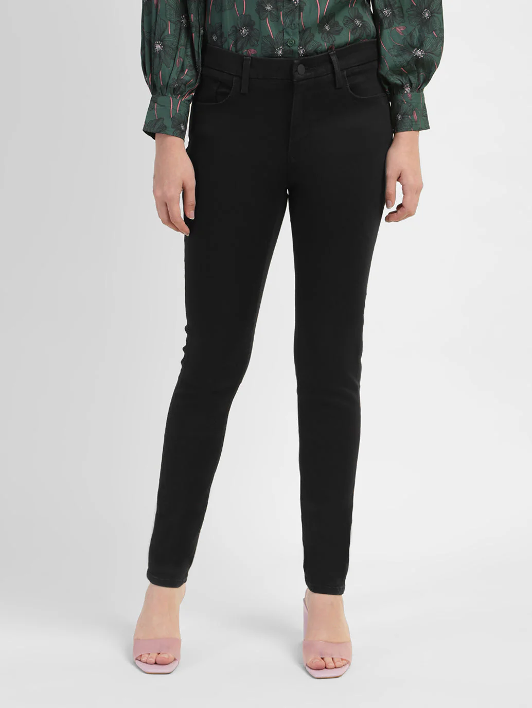 Women's 711 Indigo Skinny Fit Mid Rise Jeans - Image 2