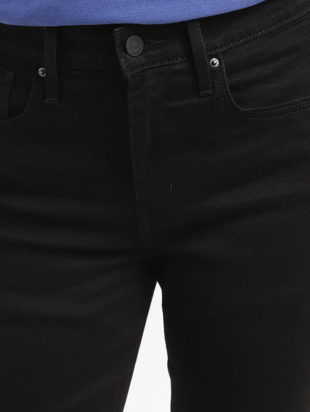 Women's 721 Black Skinny Fit High Rise Jeans - Image 7