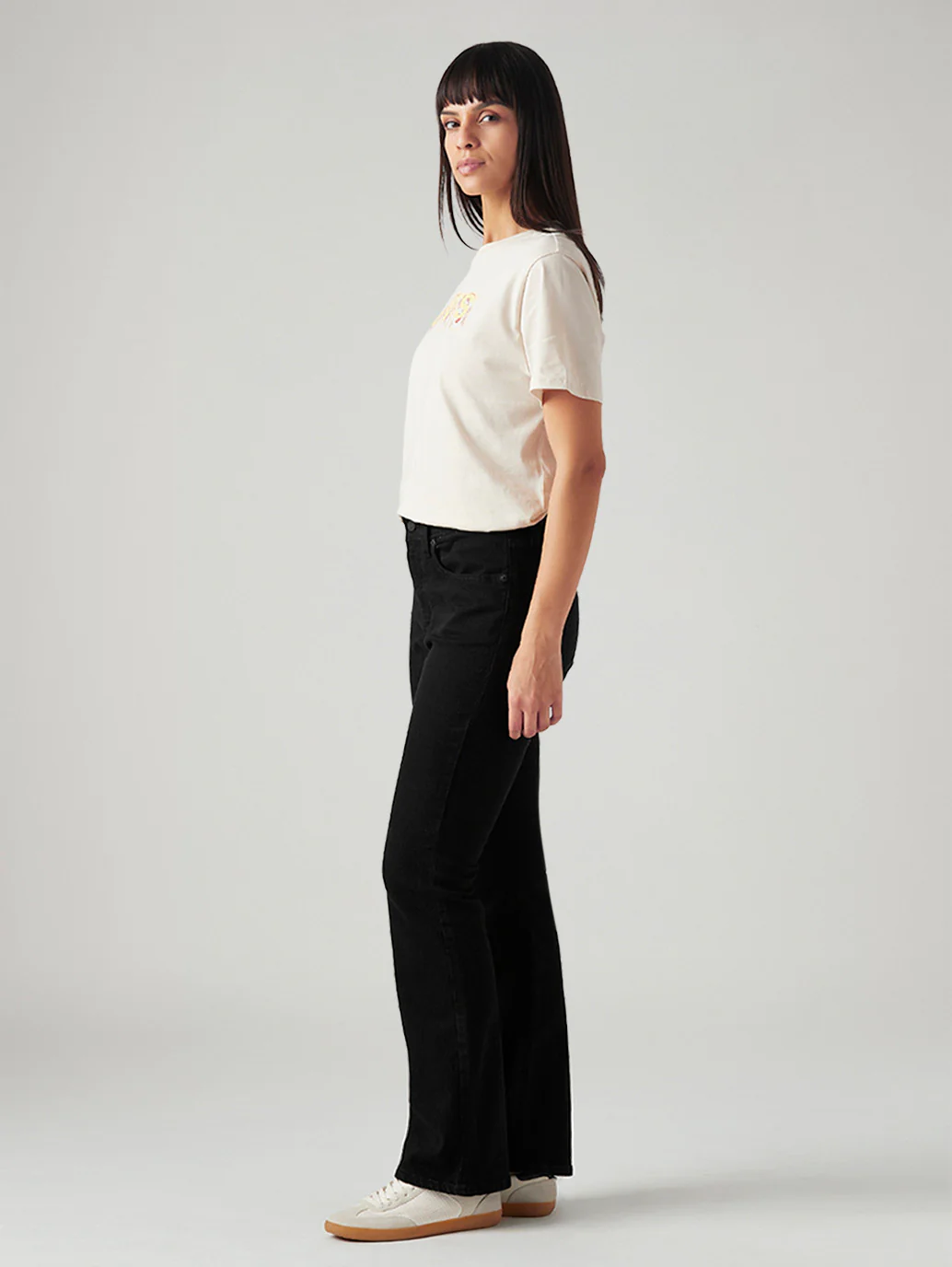 Women's 725 Black Bootcut Fit High Rise Jeans - Image 6