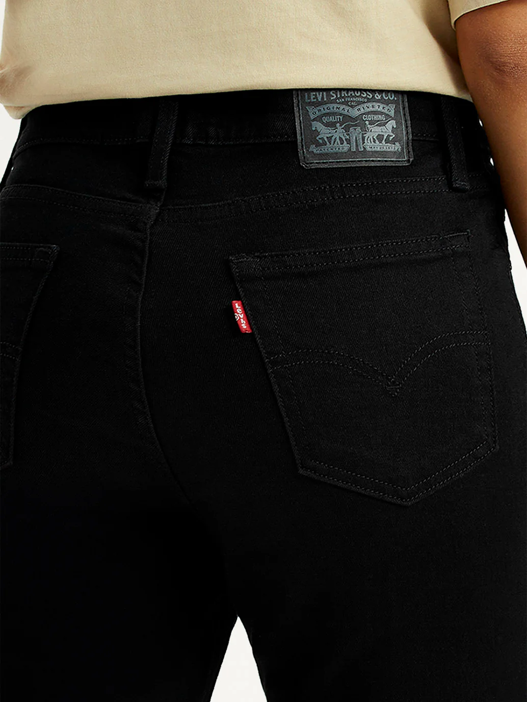 Women's 725 Black Bootcut Fit High Rise Jeans - Image 5
