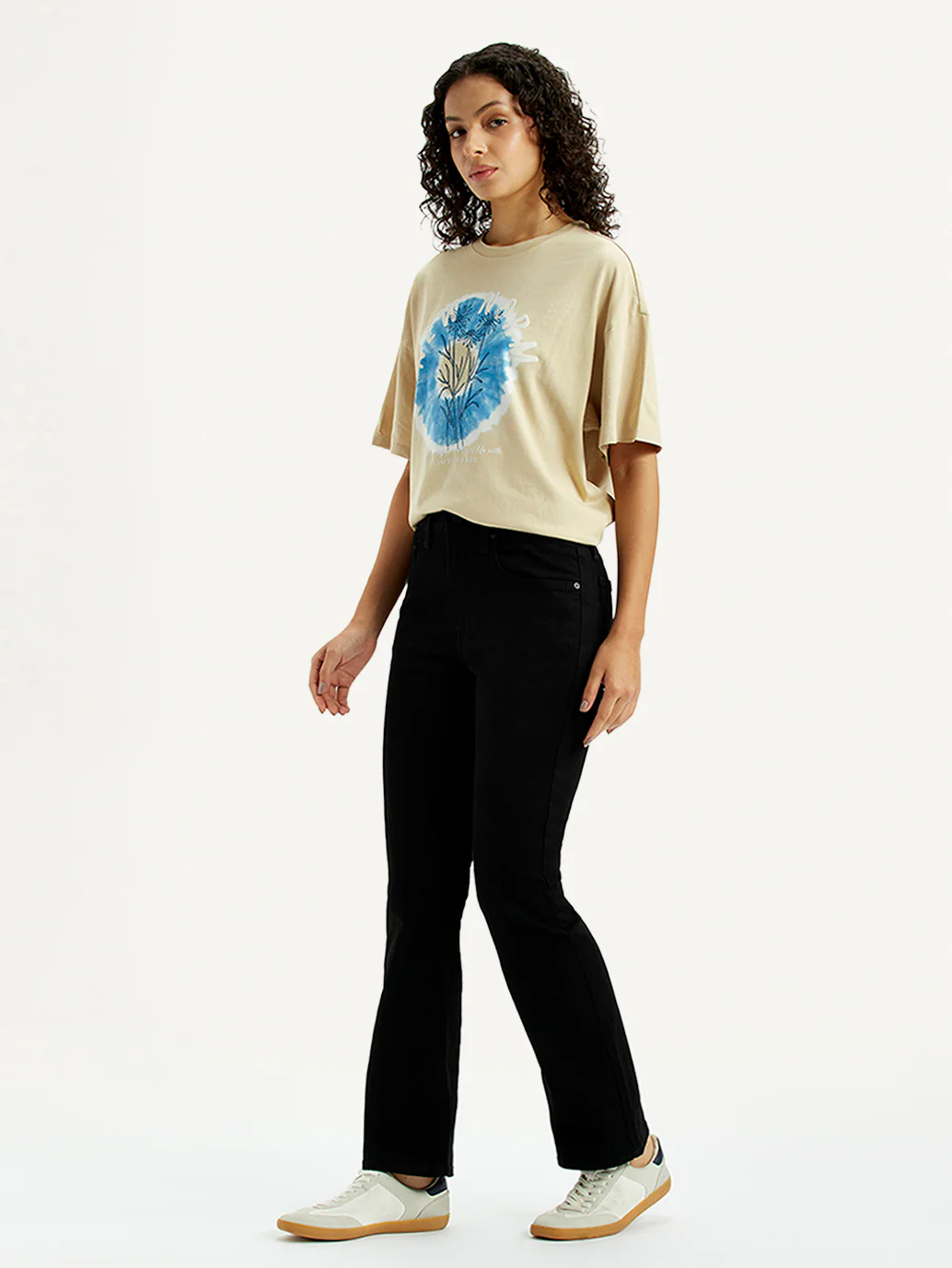 Women's 725 Black Bootcut Fit High Rise Jeans - Image 6