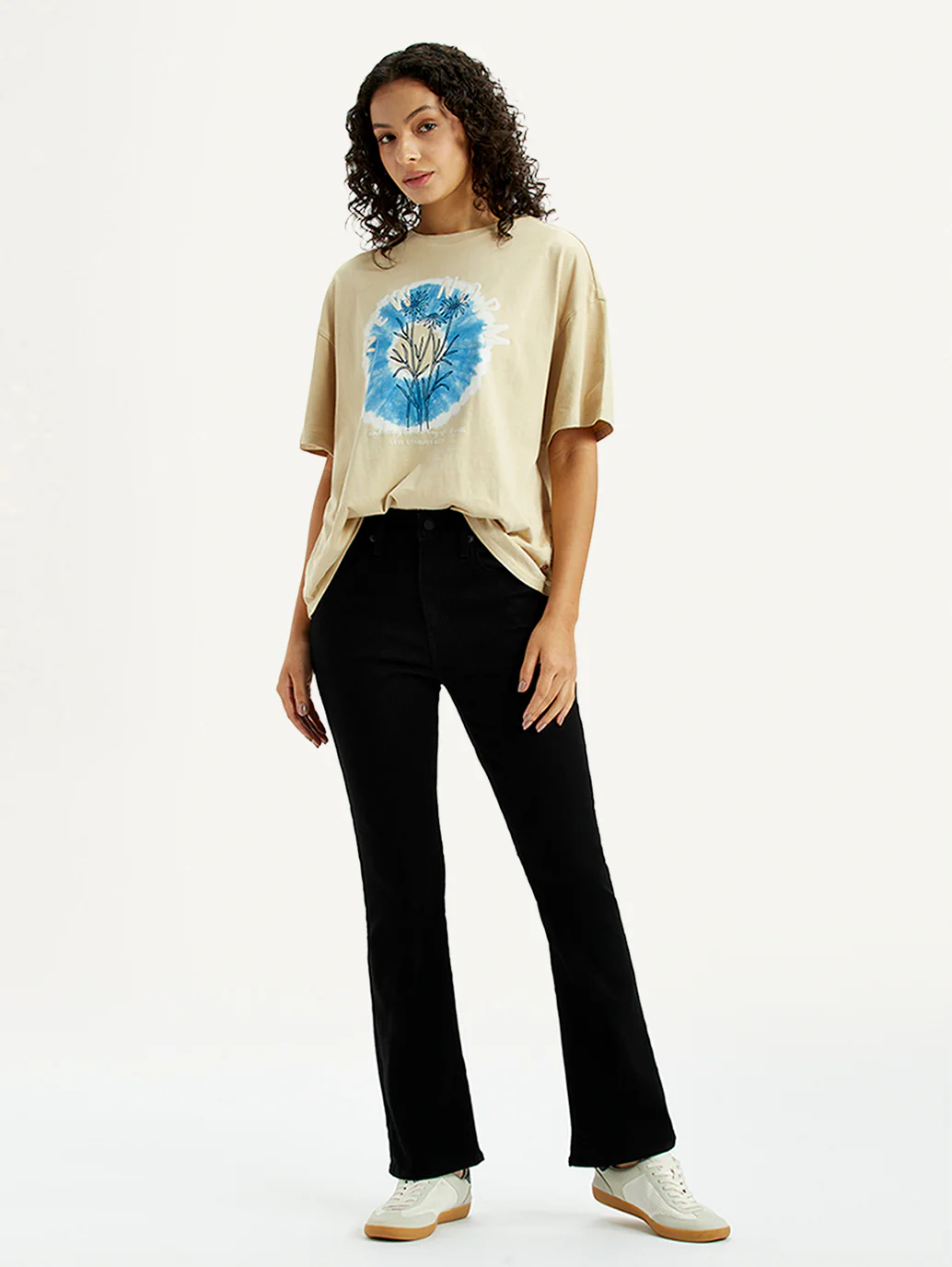 Women's 725 Black Bootcut Fit High Rise Jeans - Image 7