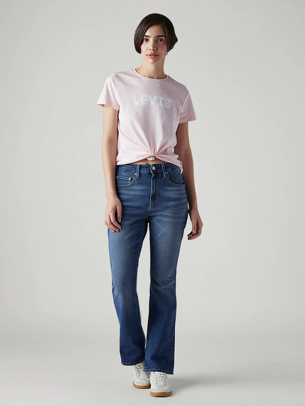 Women's 725 Blue Bootcut Fit High Rise Jeans