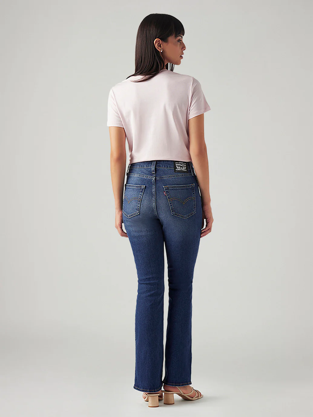 Women's 725 Blue Bootcut Fit High Rise Jeans - Image 5