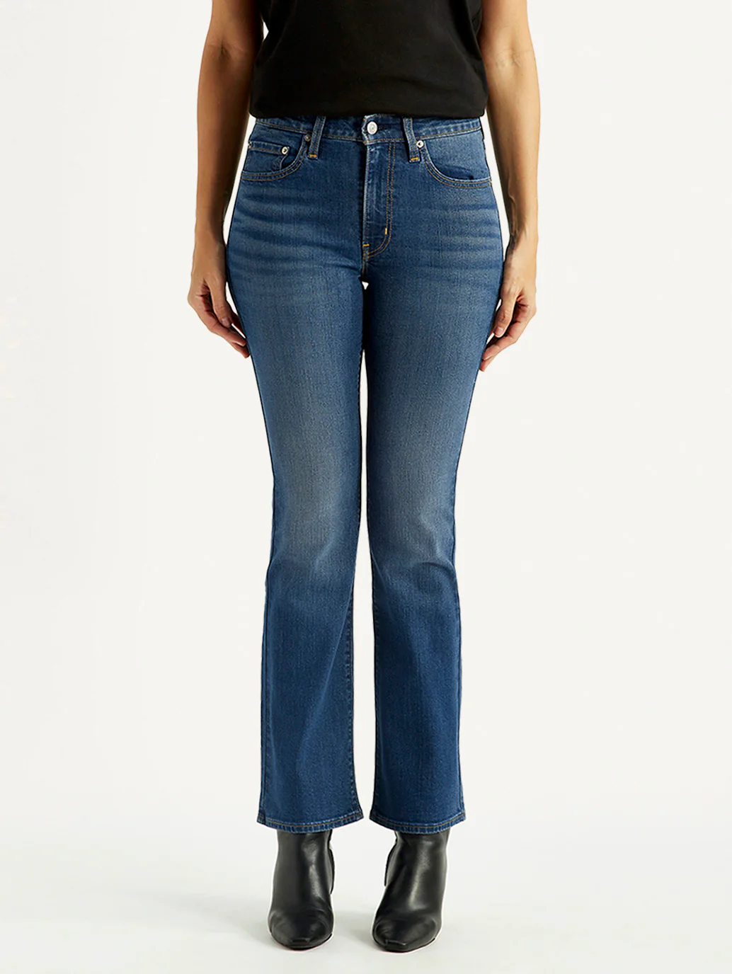 Women's 725 Blue Bootcut Fit High Rise Jeans - Image 2