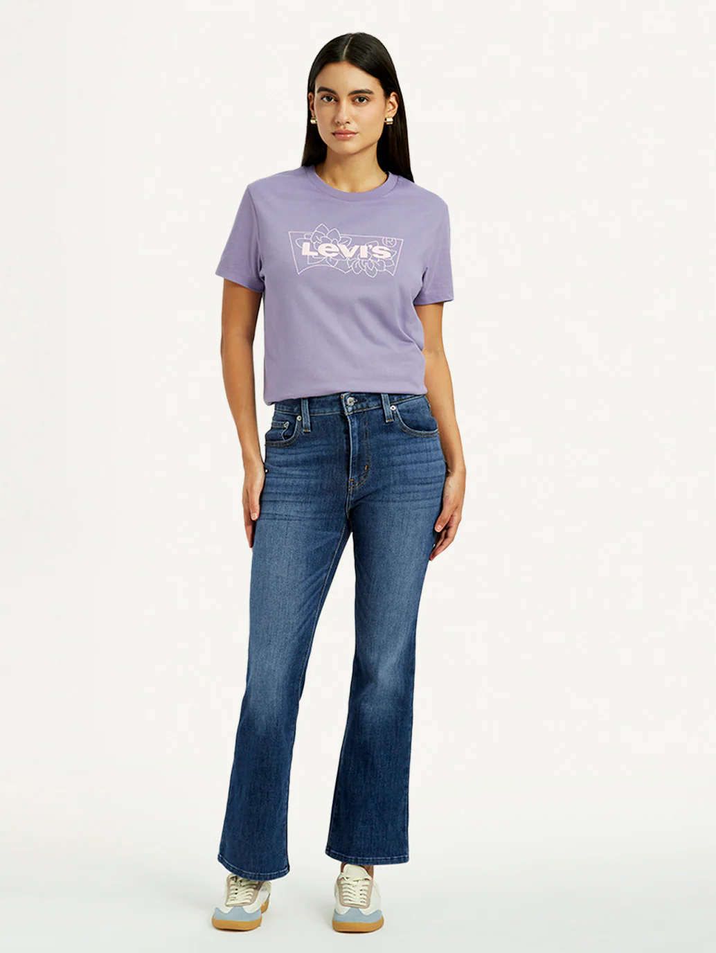 Women's 725 Blue Bootcut Fit High Rise Jeans