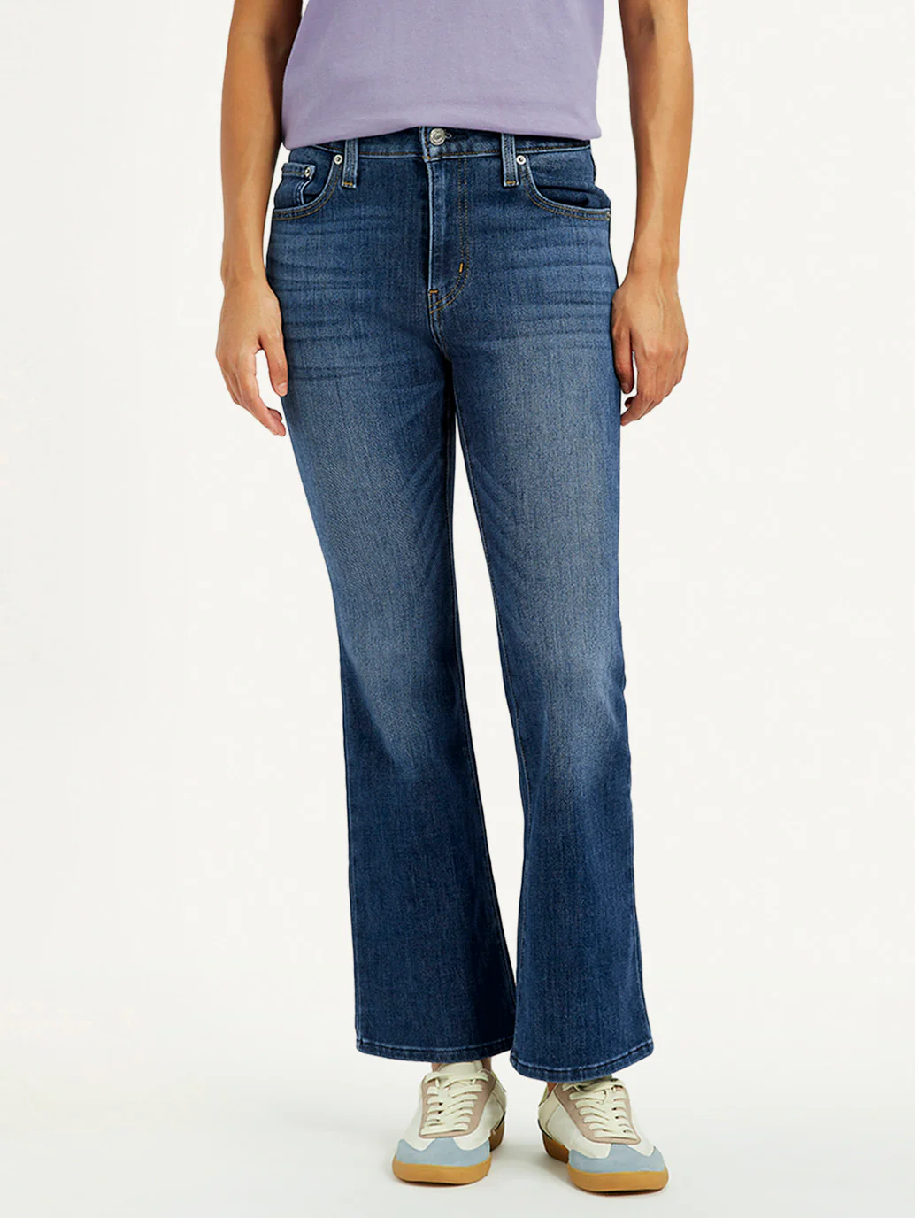Women's 725 Blue Bootcut Fit High Rise Jeans - Image 2