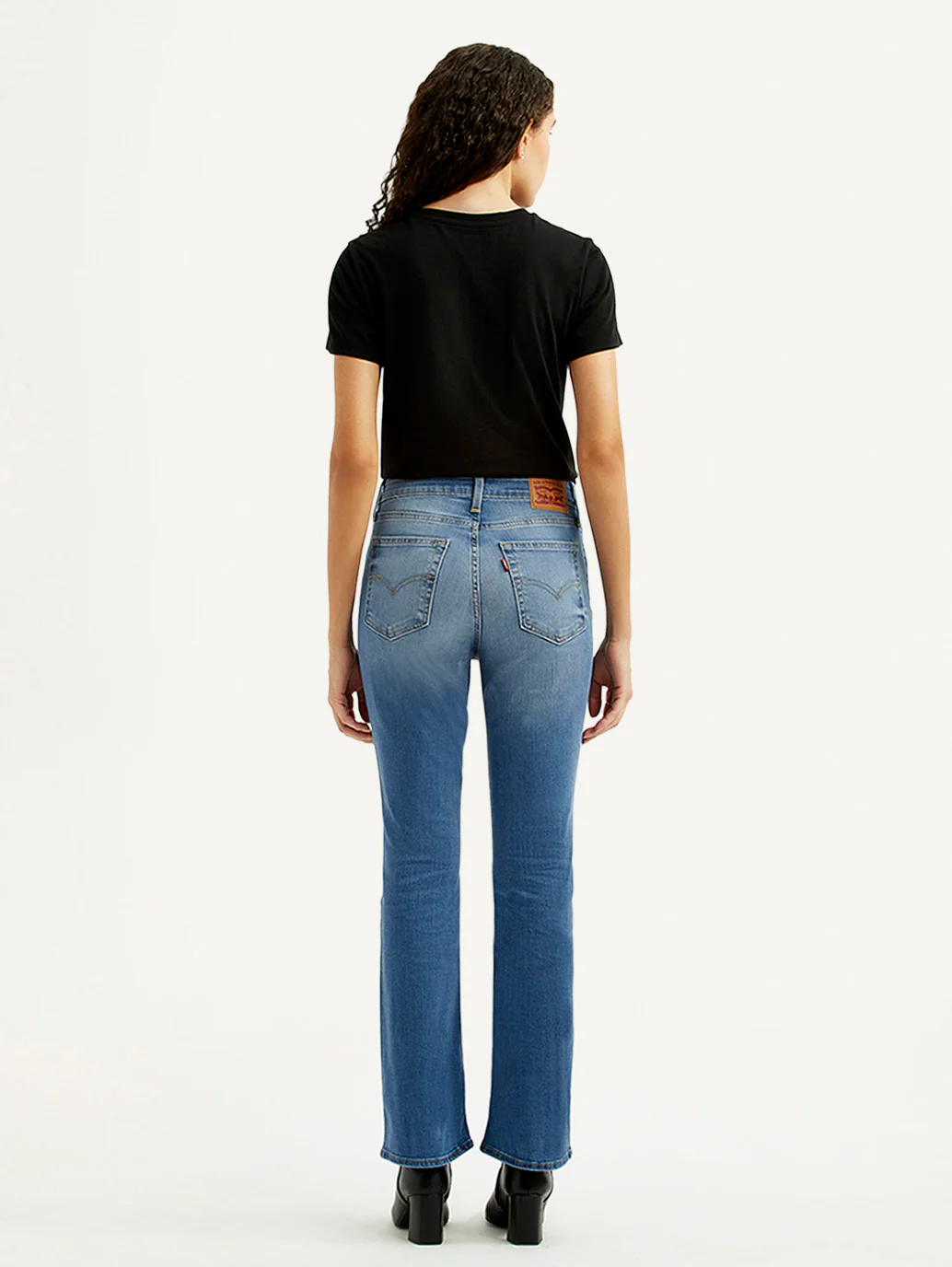 Women's 725 Blue Bootcut Fit High Rise Jeans - Image 5