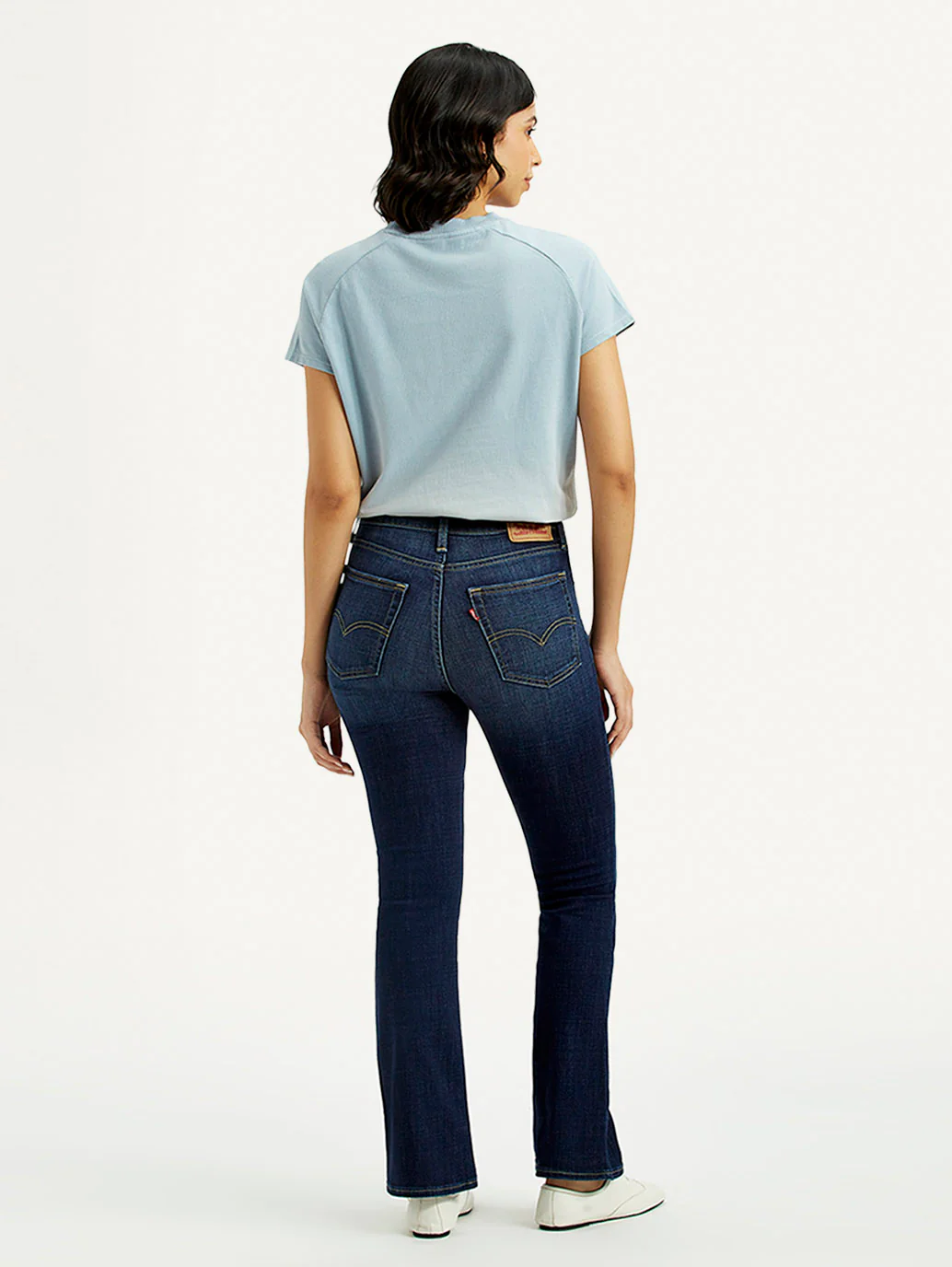 Women's 725 Dark Indigo Bootcut Fit High Rise Jeans - Image 5
