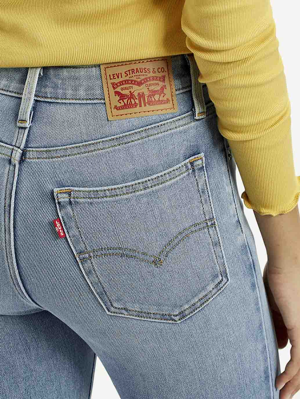 Women's 725 Light Indigo Bootcut Fit High Rise Jeans - Image 5