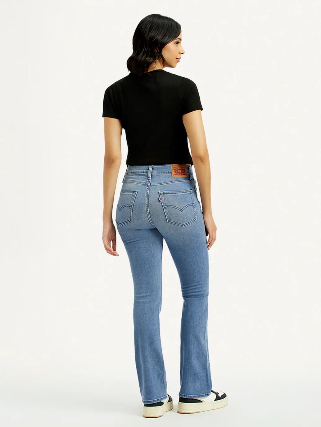 Women's 725 Med Indigo Bootcut Fit High Rise Jeans - Image 3