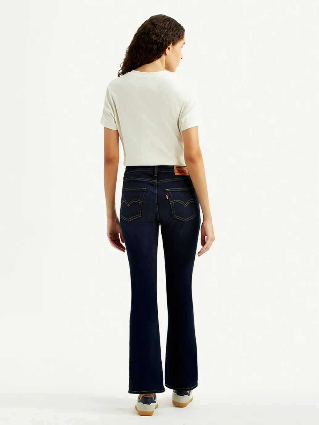 Women's 725 Navy Bootcut Fit High Rise Jeans - Image 5