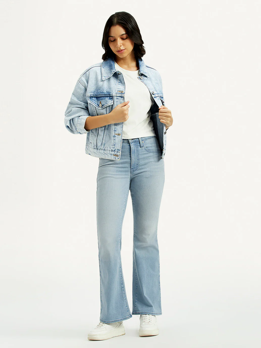 Women's 726 Light Indigo Flared Fit High Rise Jeans
