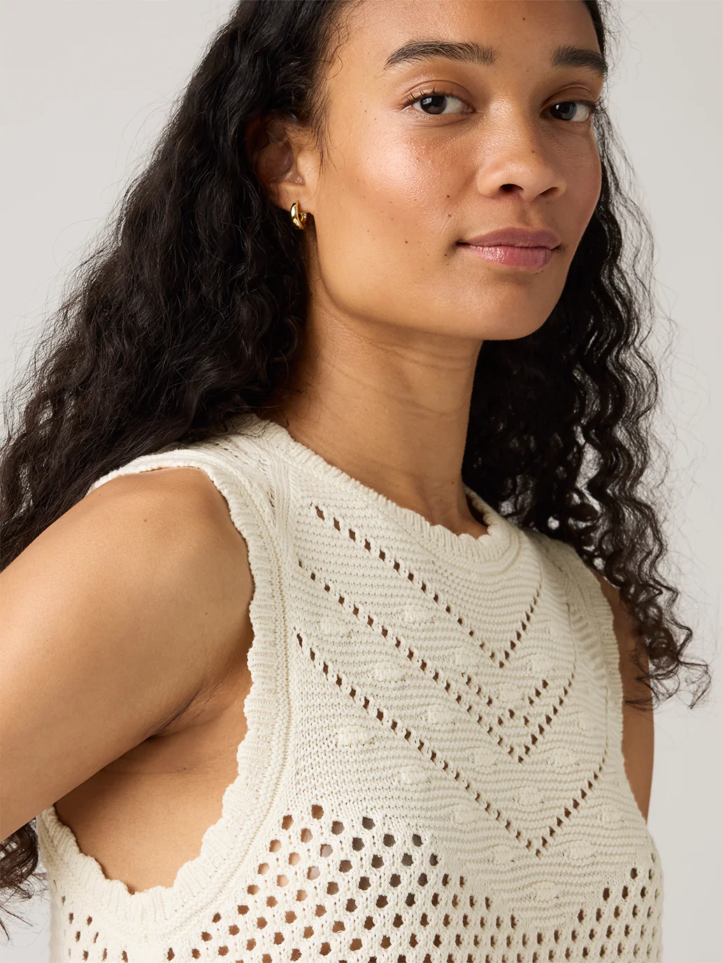 Women's Adrienne Crochet Tank Top - Image 3