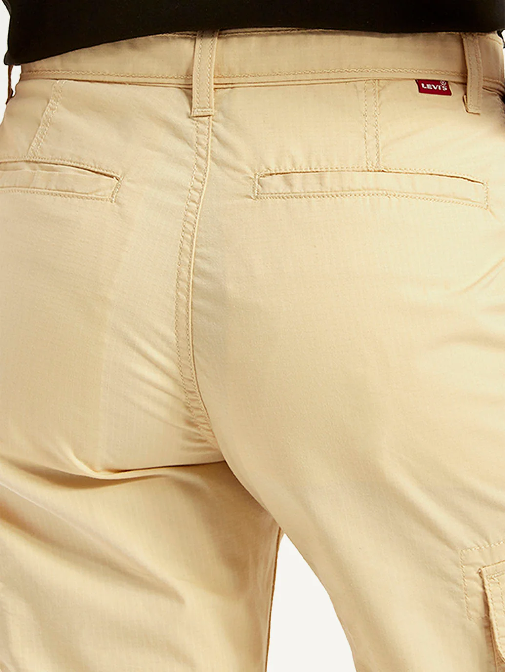 Women's Beige Cargo Trousers - Image 4