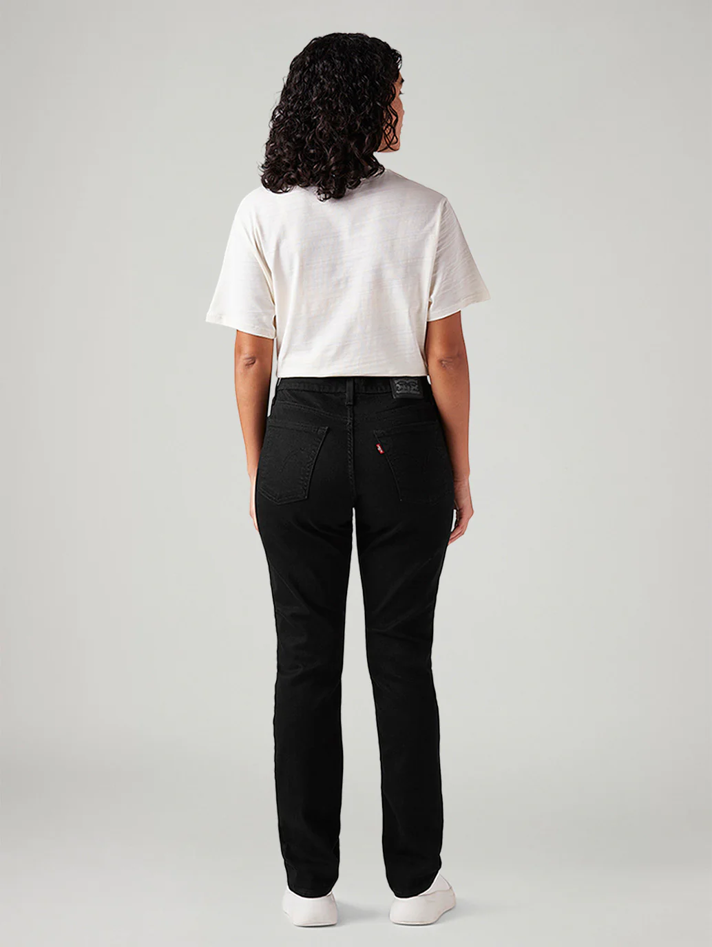 Women's Black Wedgie Slim Fit Mid Rise Jeans - Image 4