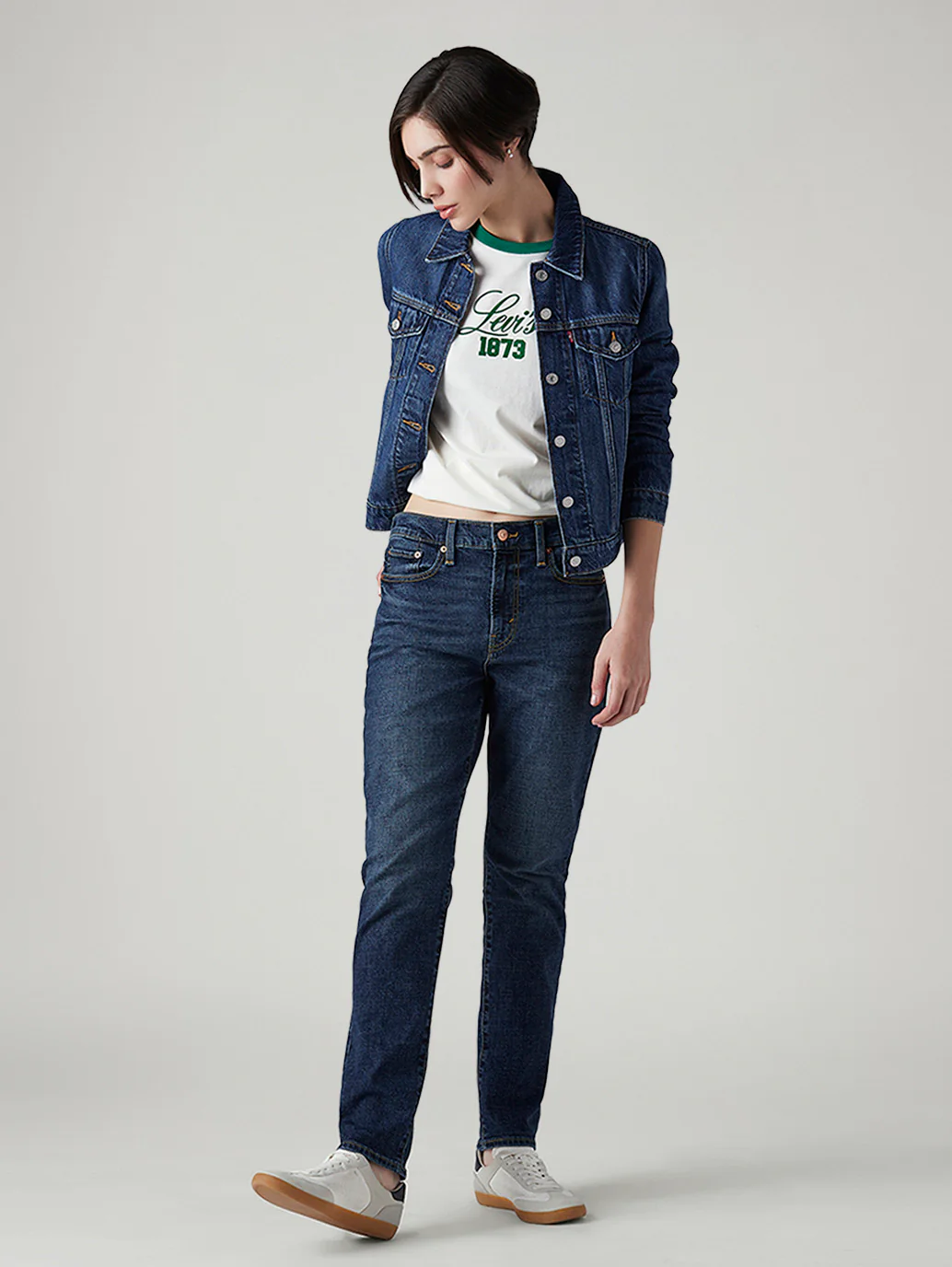 Women's Blue Wedgie Slim Fit Mid Rise Jeans