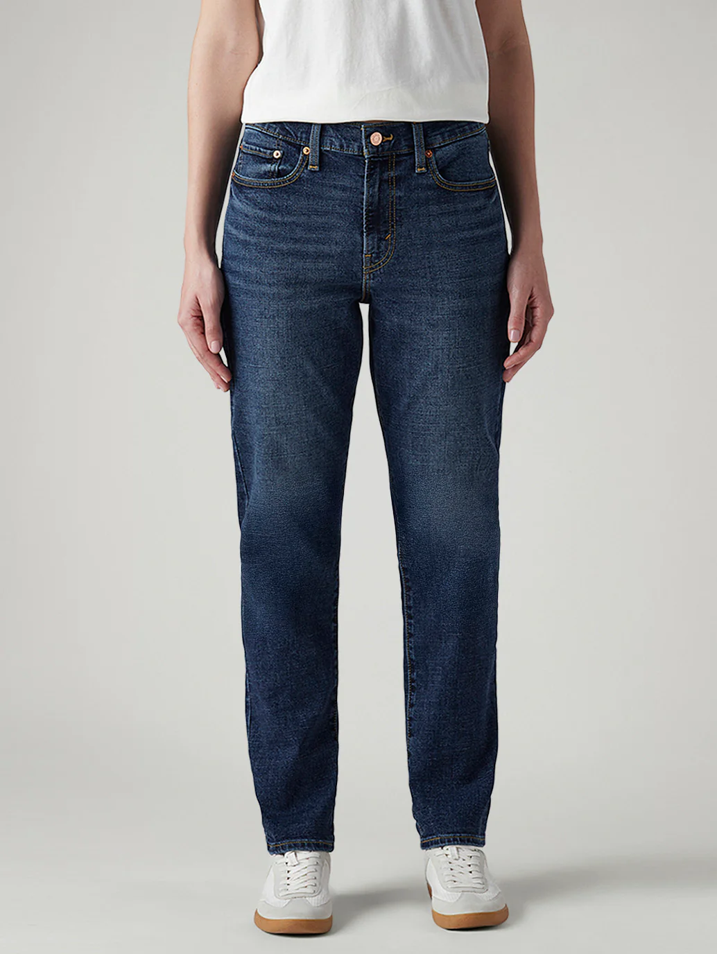 Women's Blue Wedgie Slim Fit Mid Rise Jeans - Image 3