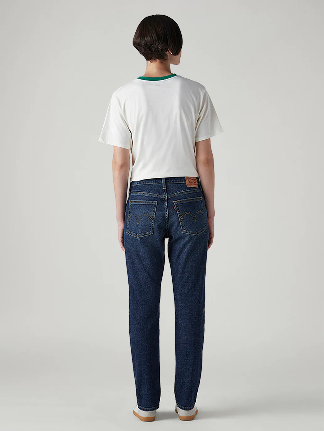 Women's Blue Wedgie Slim Fit Mid Rise Jeans - Image 4