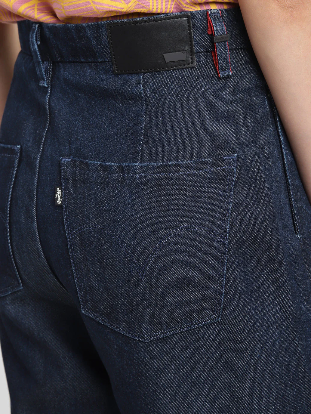 Women's Blue Mile High Wide Leg Fit High Rise Jeans - Image 6