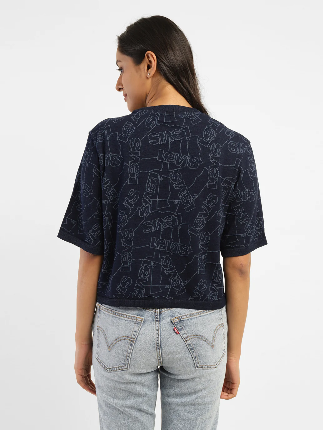 Women's Brand Logo Boxy T-Shirt - Image 3