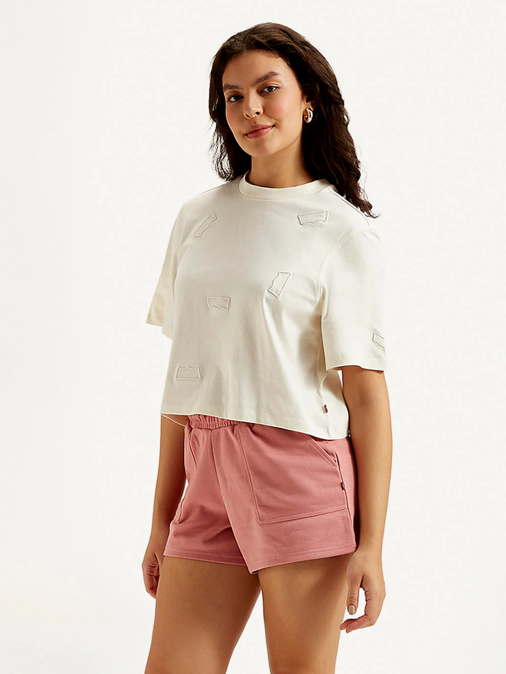 Women's Brand Logo Boxy T-shirt - Image 5