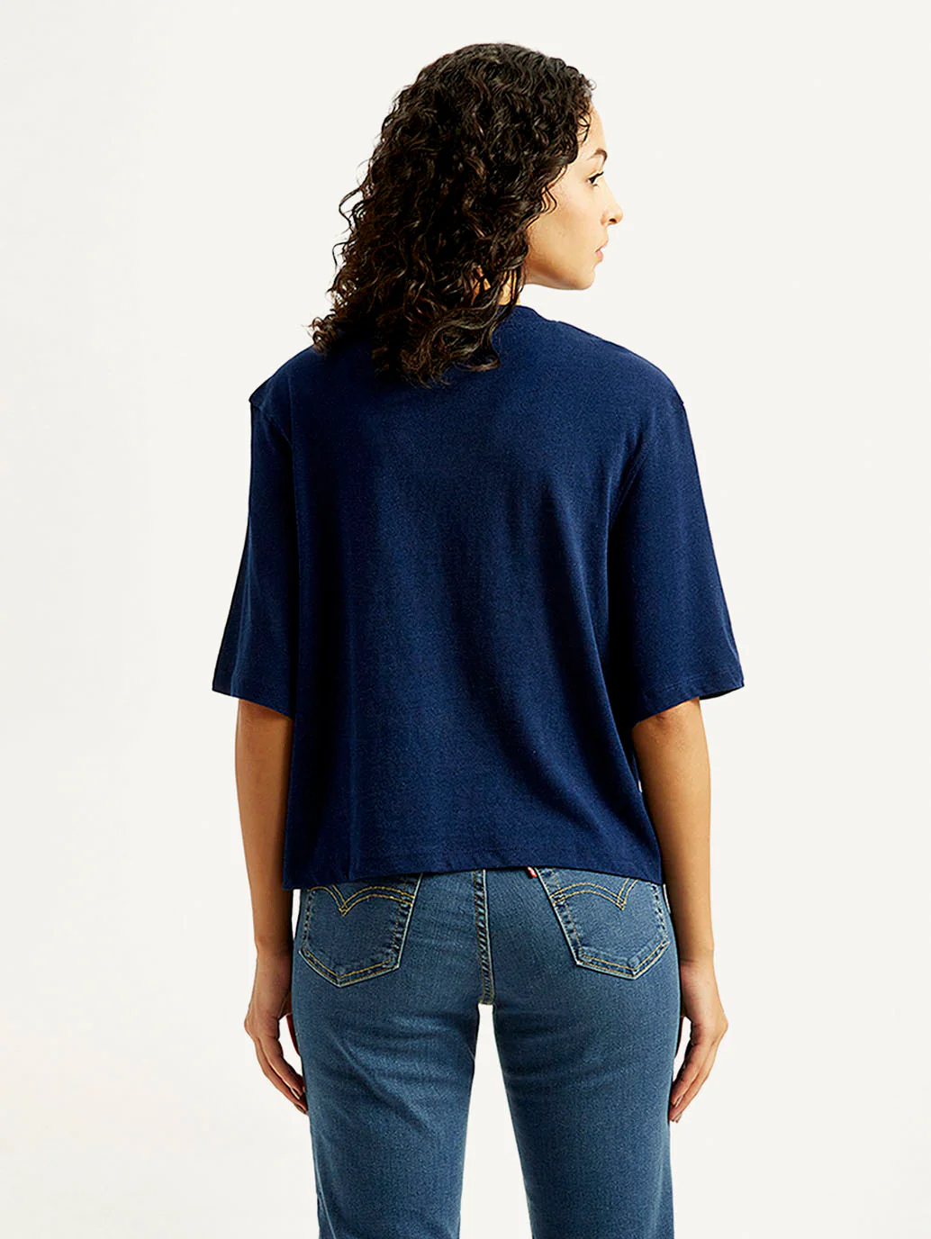 Women's Brand Logo Boxy T-shirt - Image 2