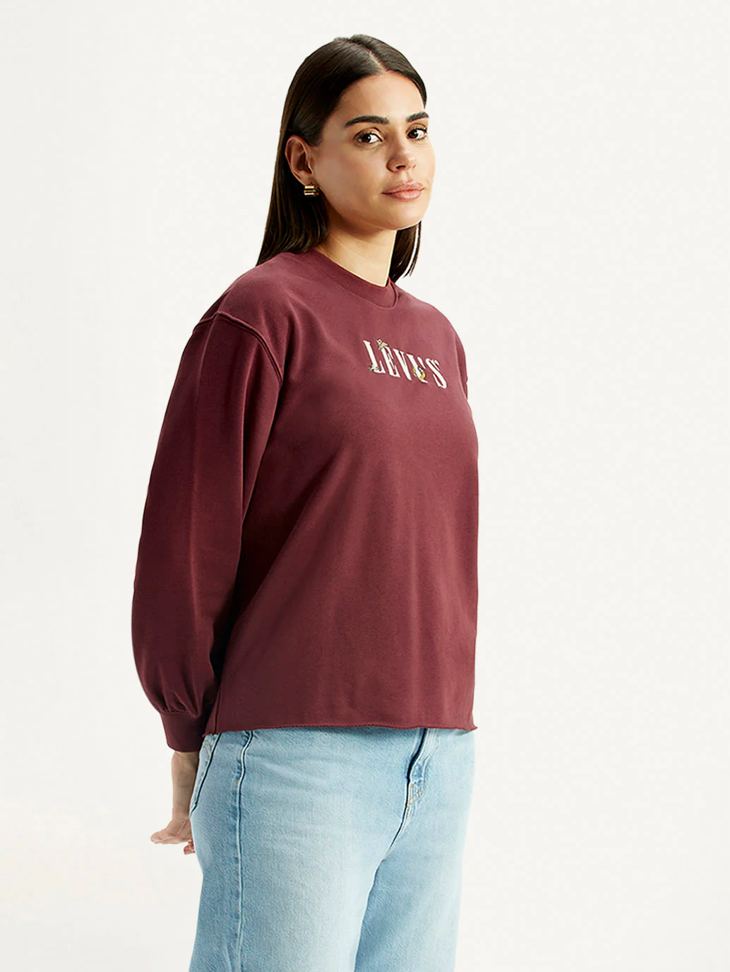 Women's Brand Logo Crew Neck Sweatshirt - Image 5