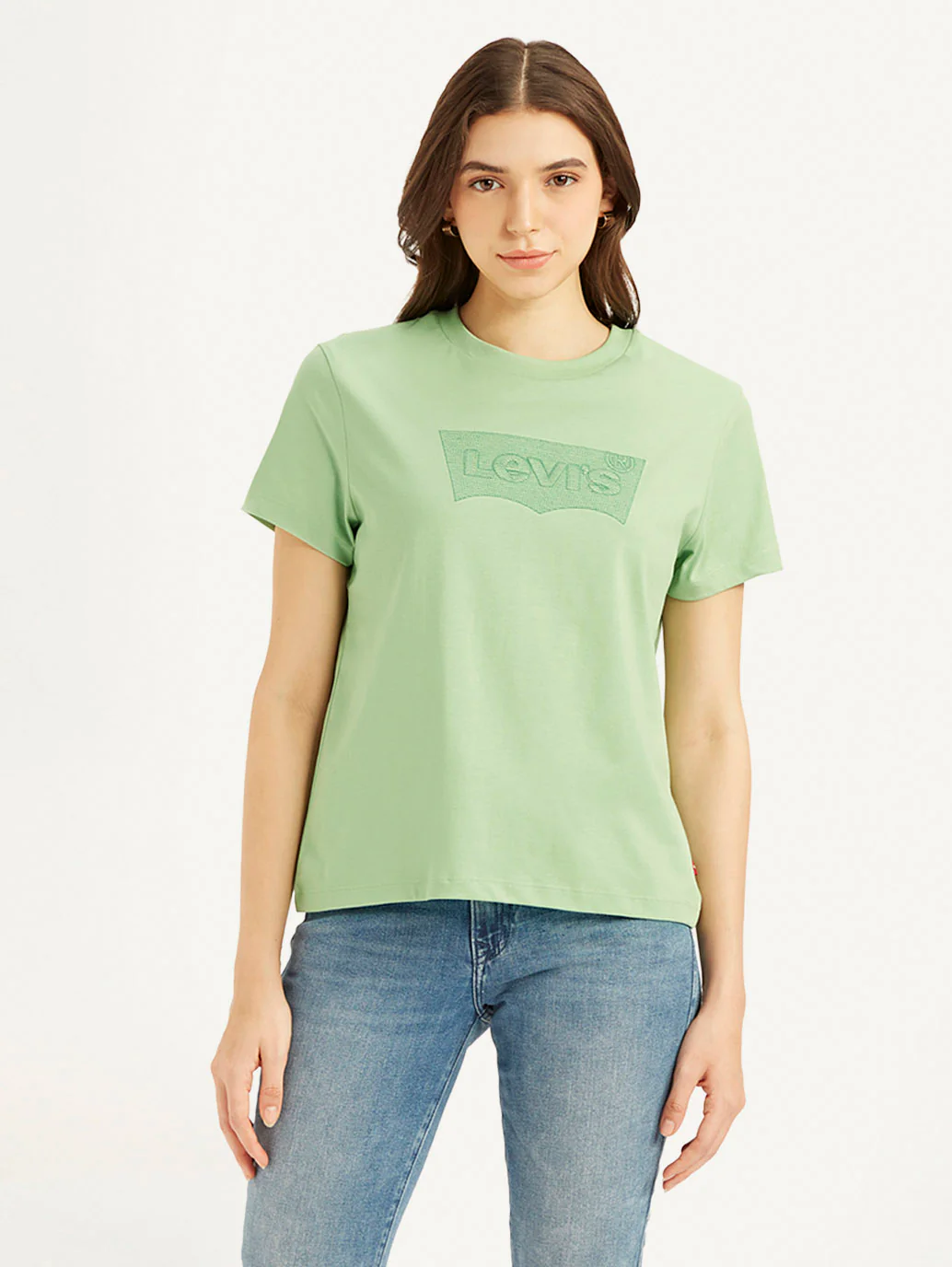 Women's Brand Logo Relaxed Fit T-Shirt - Image 3
