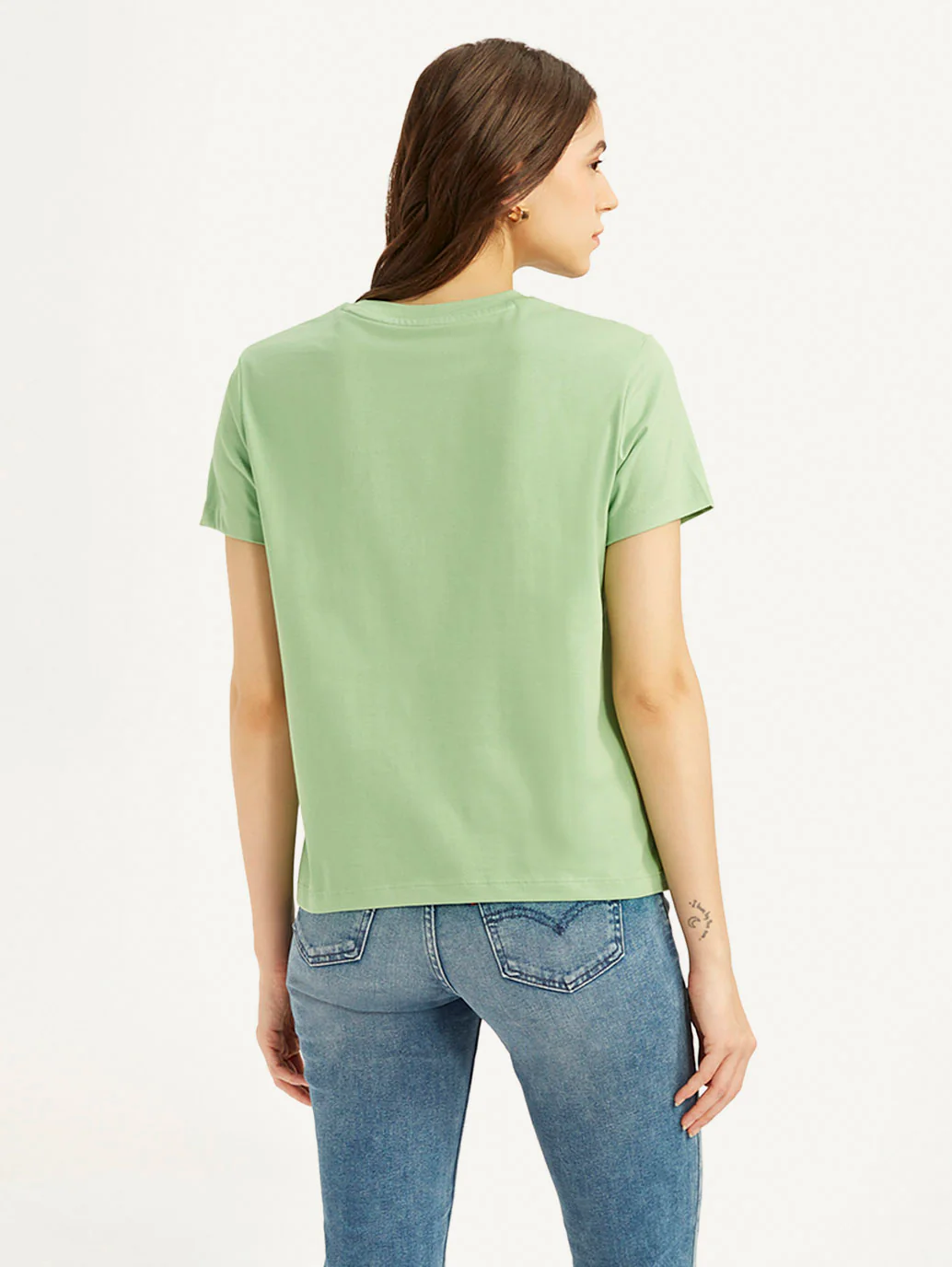 Women's Brand Logo Relaxed Fit T-Shirt - Image 4