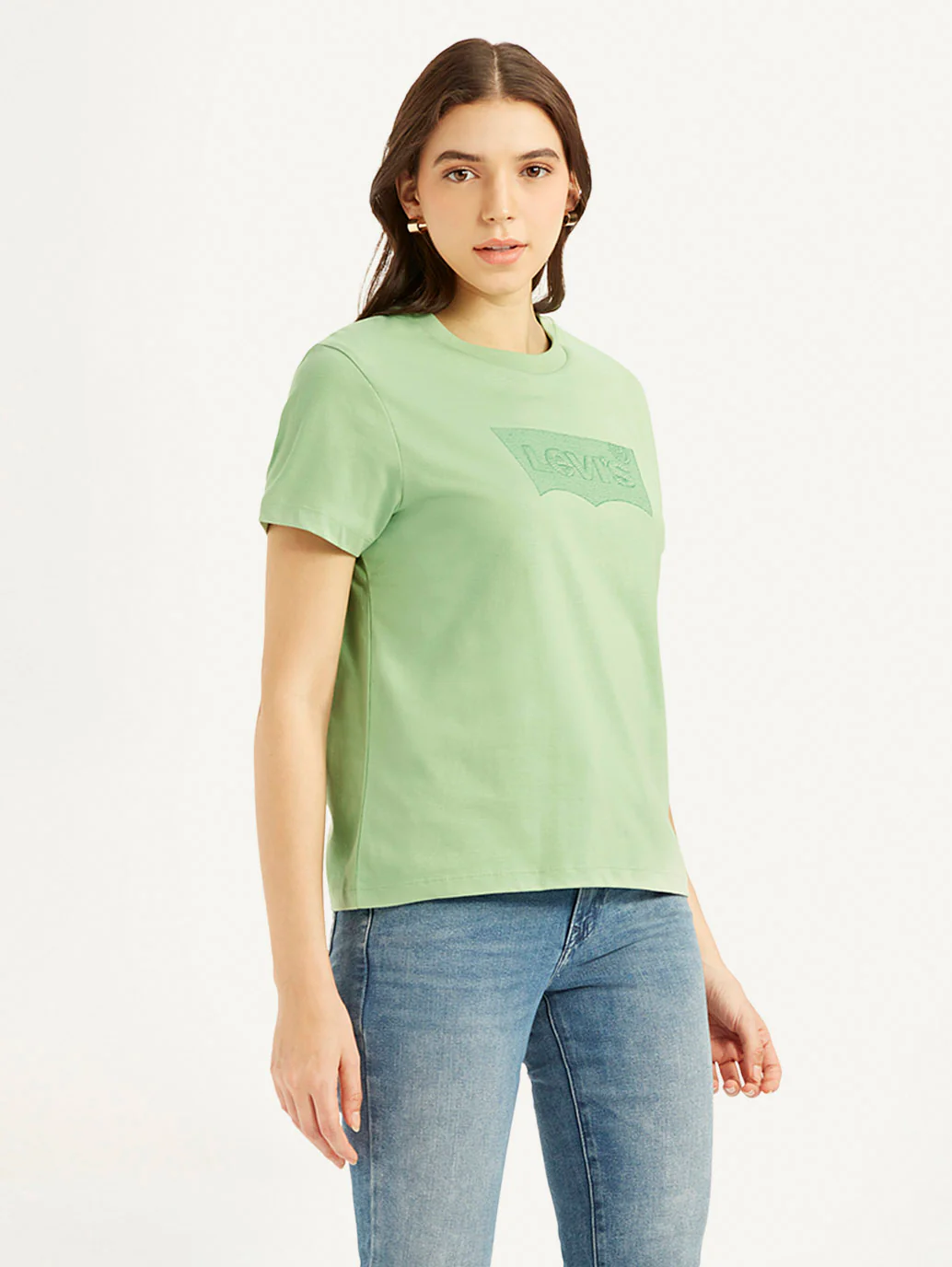 Women's Brand Logo Relaxed Fit T-Shirt - Image 5