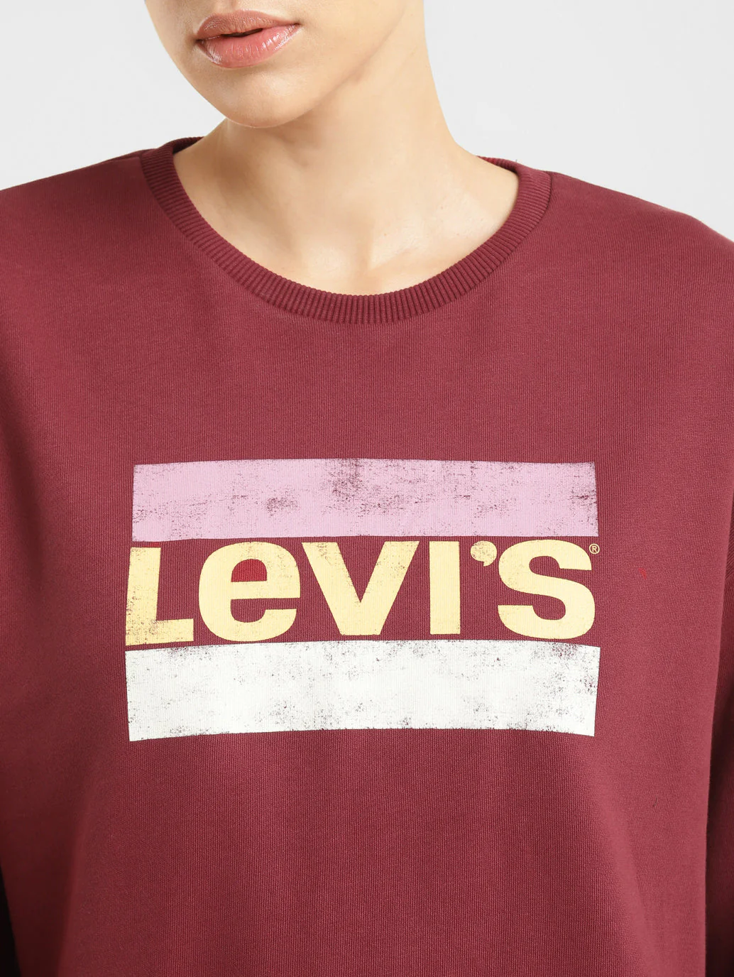 Women's Brand Logo Crew Neck Sweatshirt - Image 5