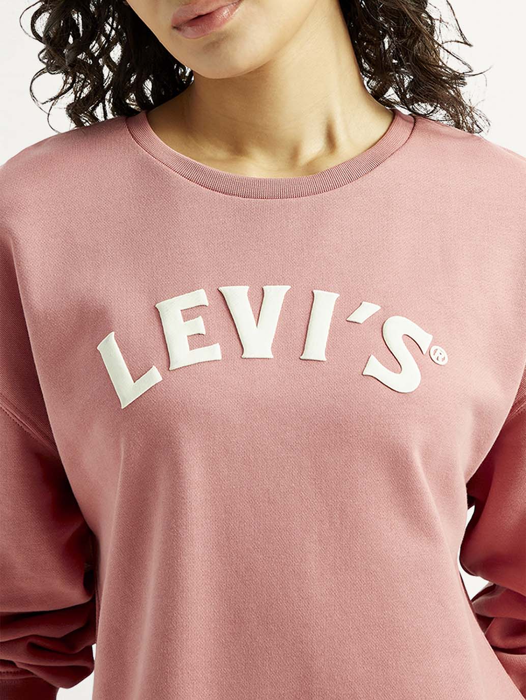 Women's Brand Logo Crew Neck Sweatshirt - Image 3