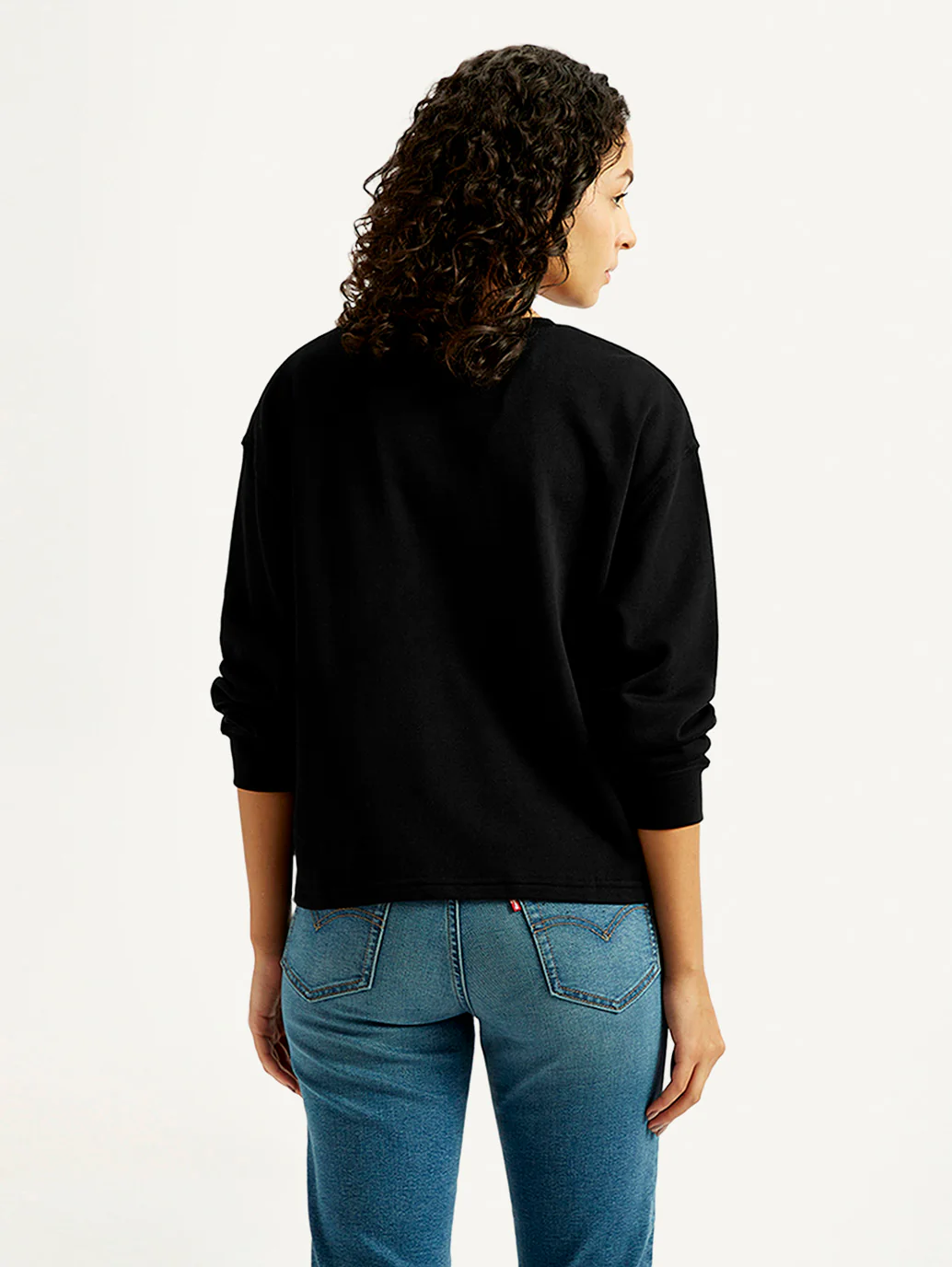 Women's Brand Logo Crew Neck Sweatshirt - Image 3