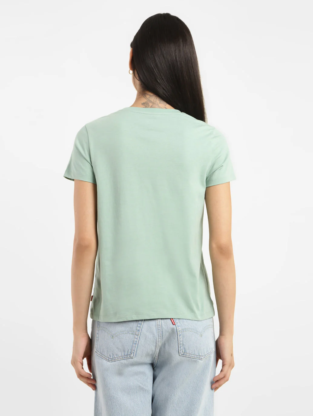 Women's Brand Logo Crew Neck T-shirt - Image 3