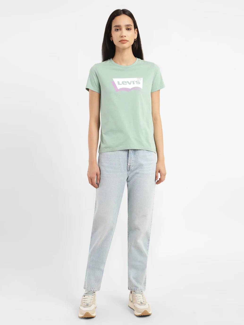 Women's Brand Logo Crew Neck T-shirt - Image 6