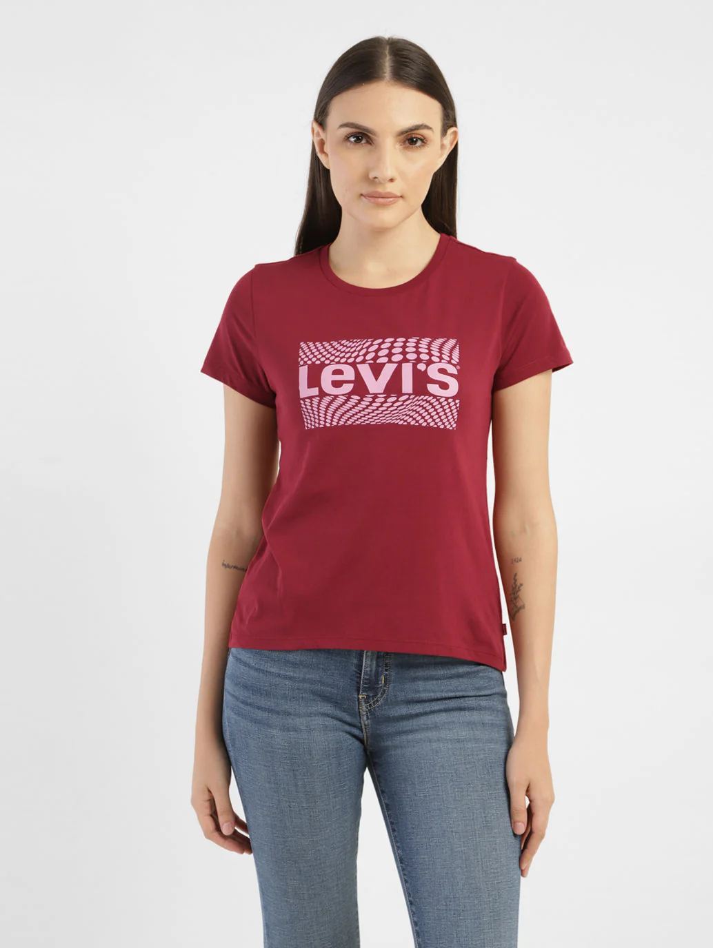 Women's Brand Logo Crew Neck T-shirt - Image 2
