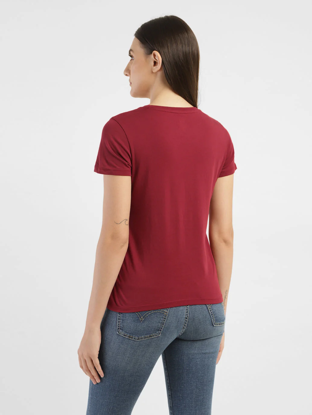 Women's Brand Logo Crew Neck T-shirt - Image 3