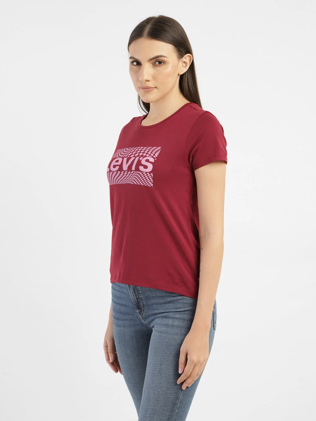 Women's Brand Logo Crew Neck T-shirt - Image 4