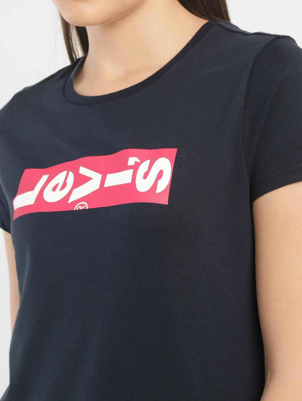 Women's Brand Logo Crew Neck T-shirt - Image 5