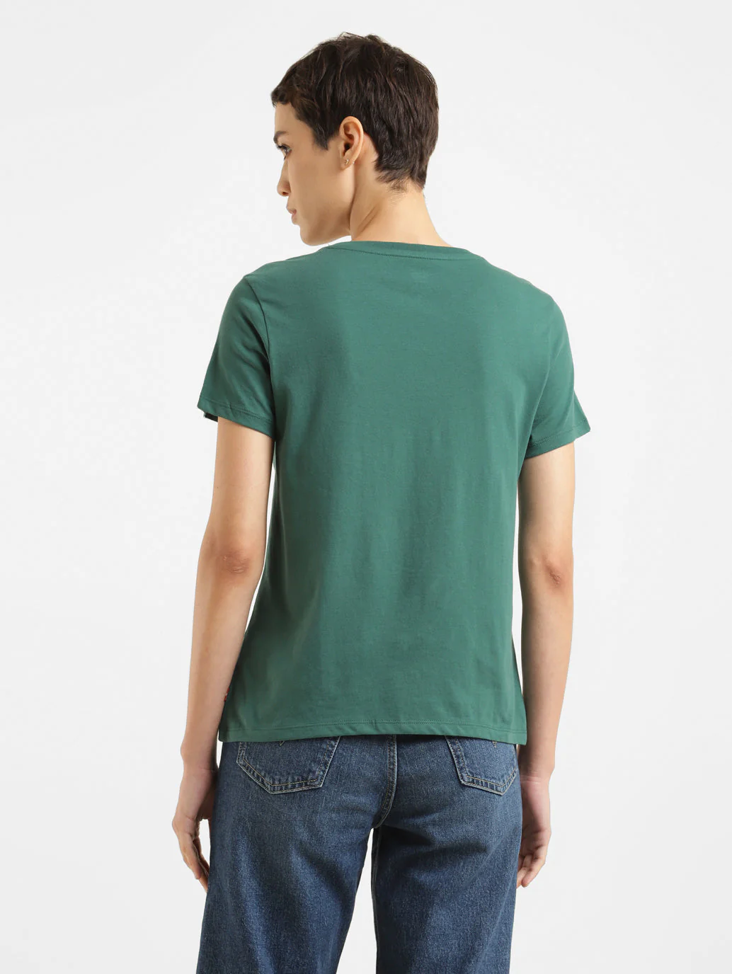 Women's Brand Logo Crew Neck T-shirt - Image 3
