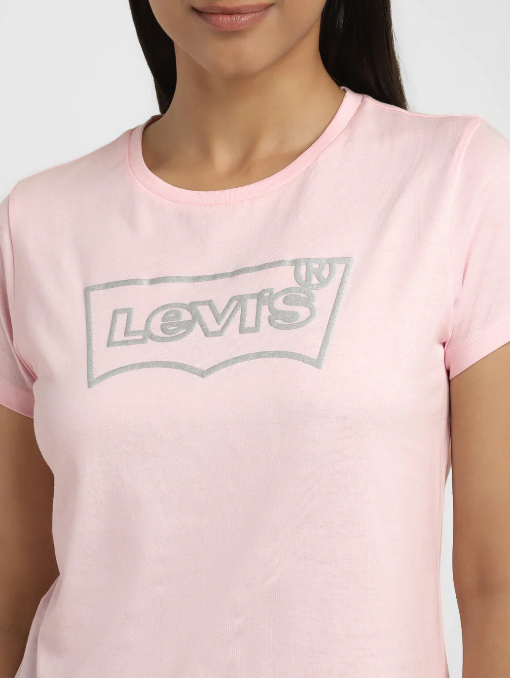 Women's Brand Logo Crew Neck T-shirt - Image 4