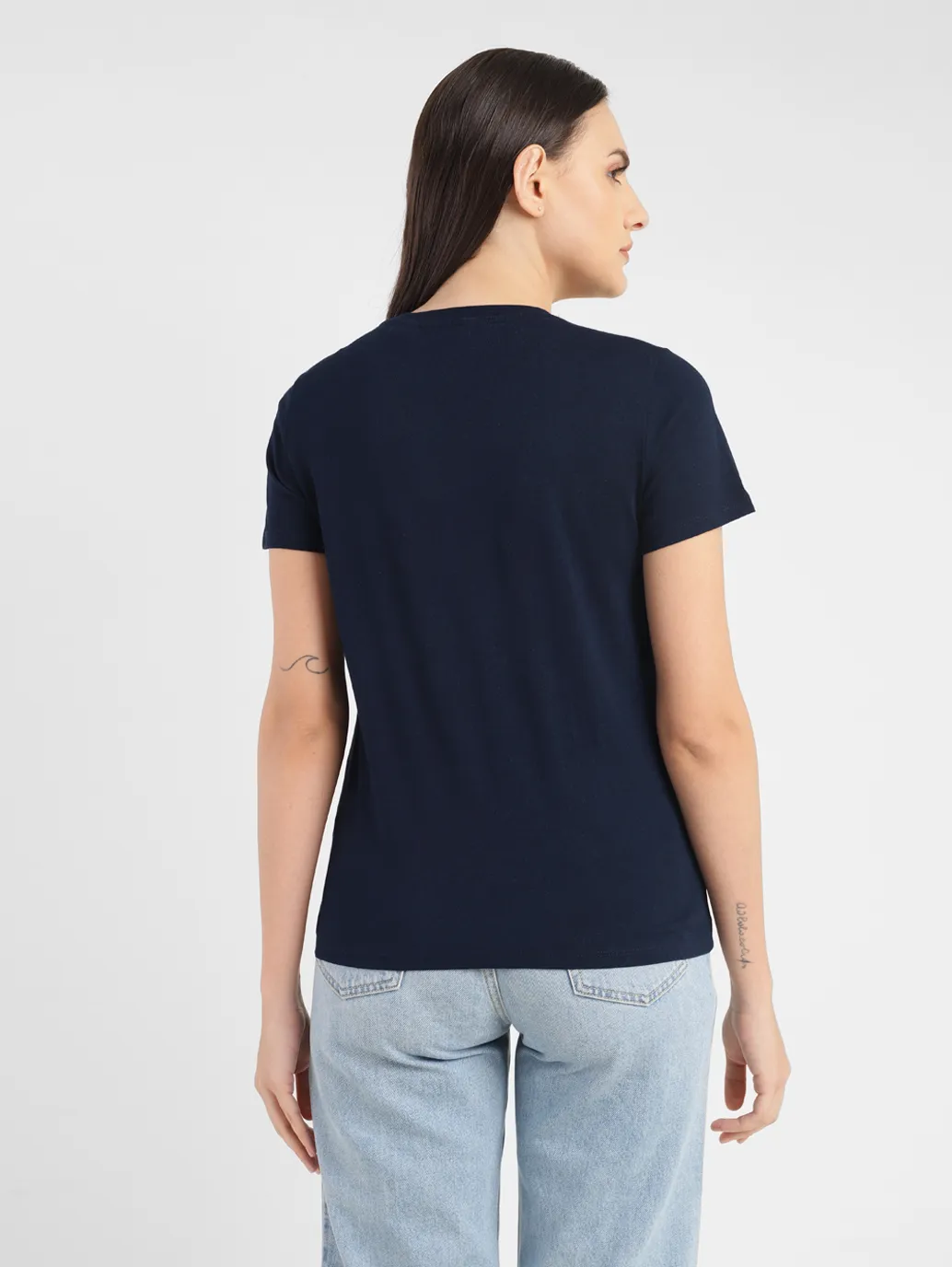 Women's Brand Logo Crew Neck T-shirt - Image 3
