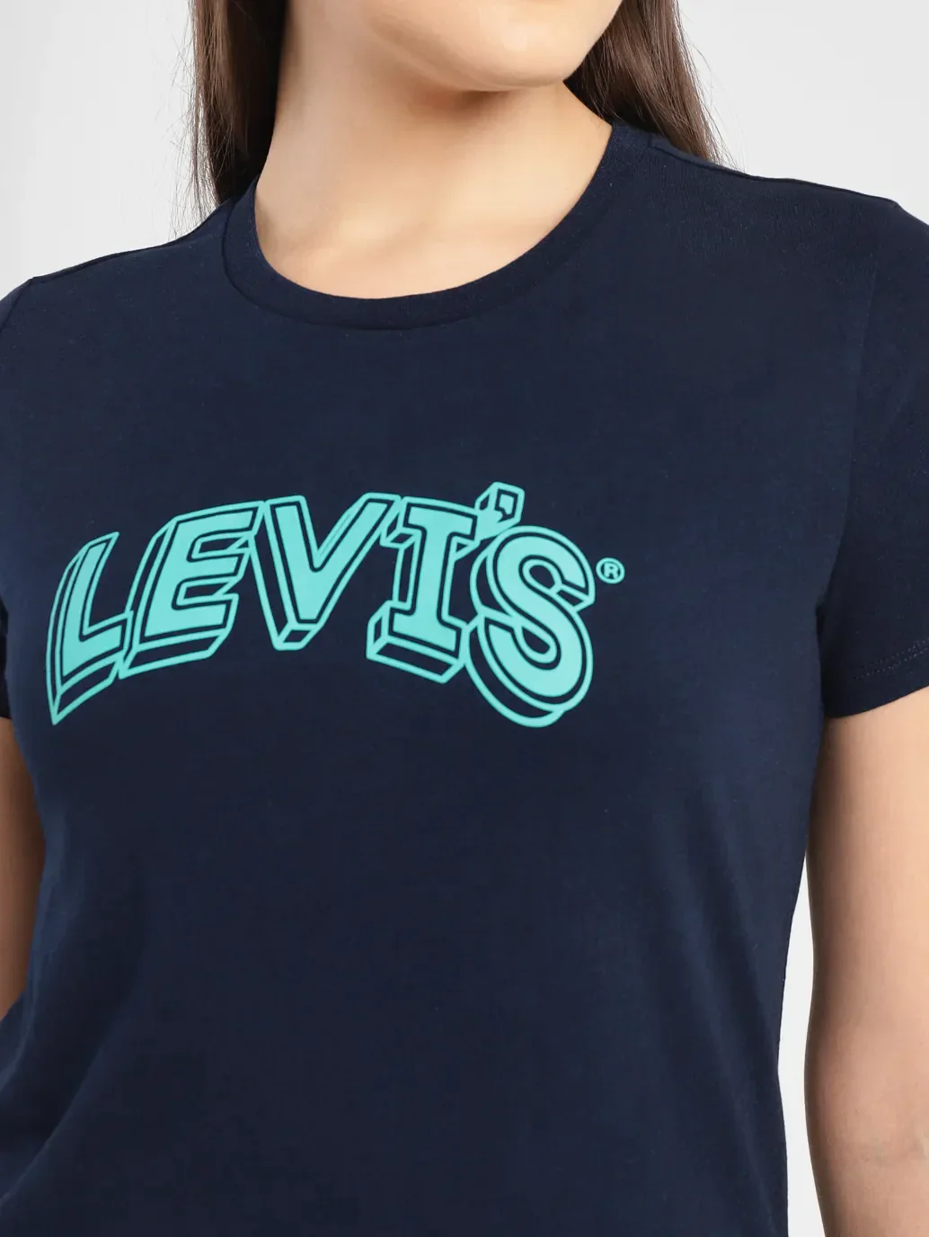 Women's Brand Logo Crew Neck T-shirt - Image 5